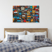 Quadro decorativo favela Impressão em Canva Canvas Afdruk (Insitu (Slaapkamer))
