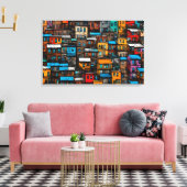 Quadro decorativo favela Impressão em Canva Canvas Afdruk (Insitu (Woonkamer))