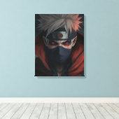 Quadro do Kakashi Hatake  Canvas Afdruk (Insitu (Houten vloer))