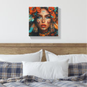 Quadro "Filha da terra" Canvas Afdruk (Insitu (Slaapkamer))