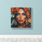 Quadro "Filha da terra" Canvas Afdruk (Insitu (Houten vloer))