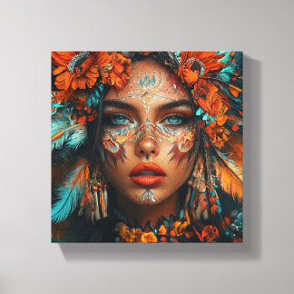 Quadro "Filha da terra" Canvas Afdruk