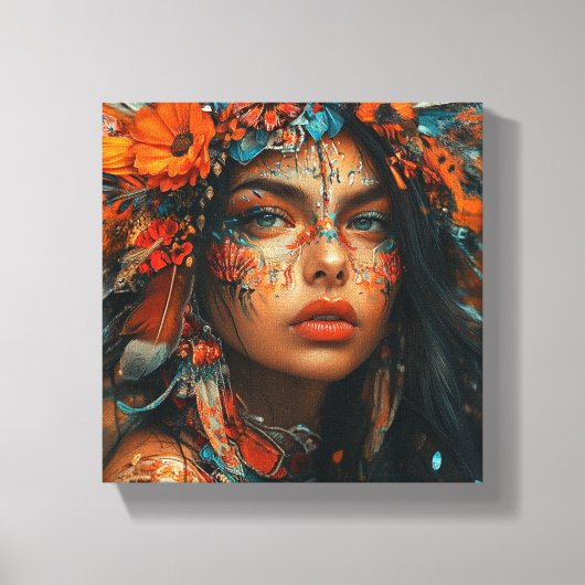 Quadro "Filha da terra" Canvas Afdruk (Voorkant)