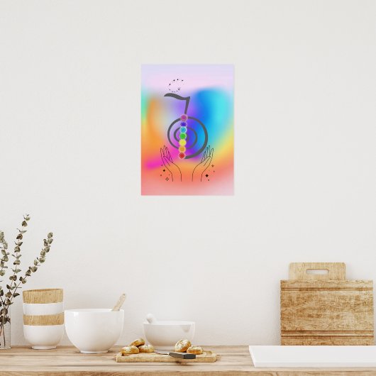 Quadro Reiki Poster (Keuken)
