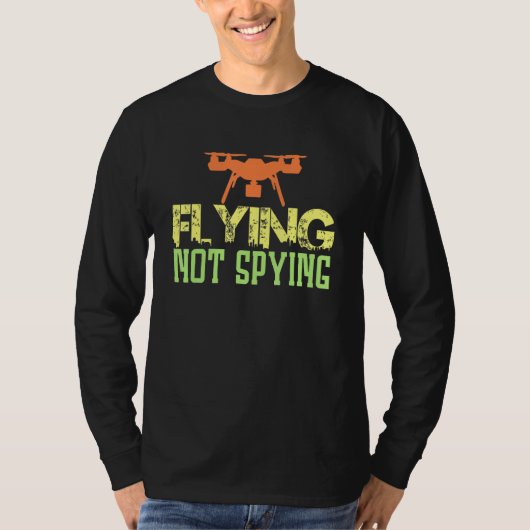 Quadrocopter Spy Fly Sy Fpv Drone T-shirt (Voorkant)