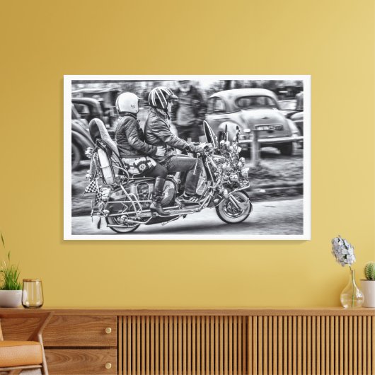 Quadrofenie! Canvas Afdruk (Insitu (Woonkamer))