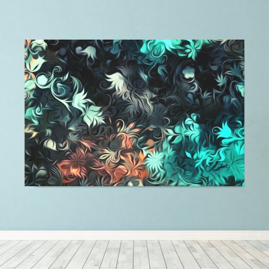 Quadros Abstrato Canvas Onaitsirc Infinity (Insitu (Houten vloer))