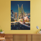 Quadros de São Paulo Coleção Onaitsirc Infinity Canvas Afdruk (Insitu (Woonkamer))
