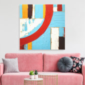 Quadros Decorativos em Canvas A Dança das Ondas Afdruk (Insitu (Woonkamer))