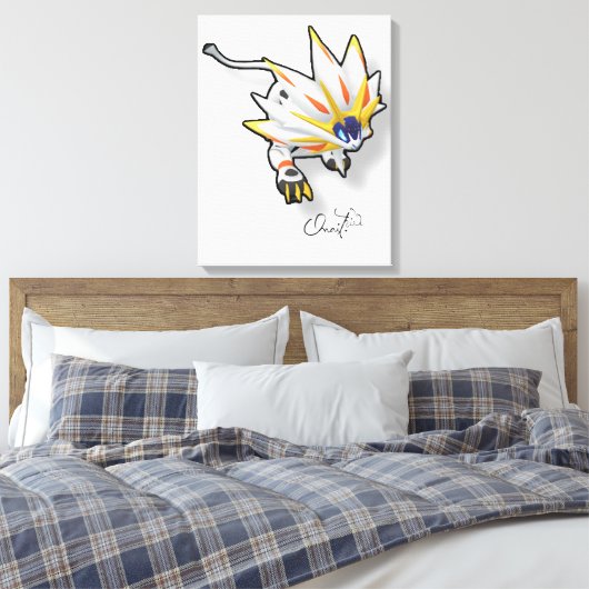 Quadros Relacionados a Pokémon GO. Canvas Afdruk (Insitu (Slaapkamer))