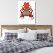 Quadros Relacionados a Pokémon GO. Canvas Afdruk (Insitu (Slaapkamer))