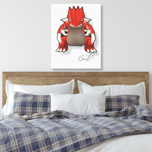 Quadros Relacionados a Pokémon GO. Canvas Afdruk (Insitu (Slaapkamer))