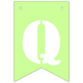 Quadruplet Girl's Boy Bunting Banner (Tweede vlag)