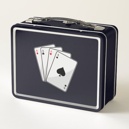 Quadruplets Aces Poker-kaarten bij Poker (Achterkant)