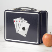 Quadruplets Aces Poker-kaarten bij Poker (In situ)