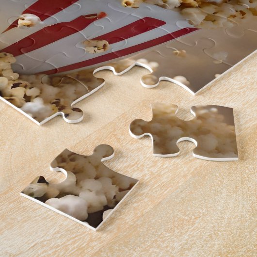 Quads Cavalier Spaniel Puppies in de popcorn, Legpuzzel (Zijkant)