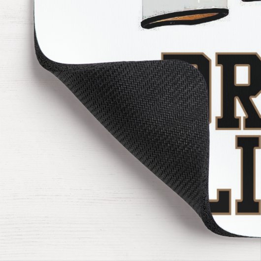 Quads: Ik ben de drumlijn Muismat (Hoek)