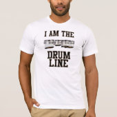 Quads: Ik ben de drumlijn T-shirt (Voorkant)