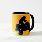 quads. oranje zonsondergang. mok (Voorkant rechts)