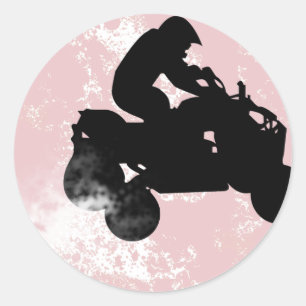 quads. ronde sticker