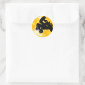quads. ronde sticker (Tas)