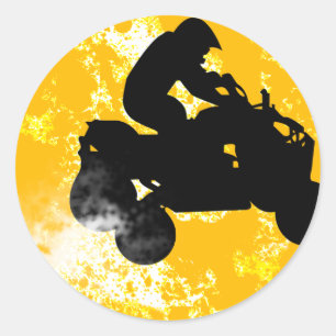 quads. ronde sticker