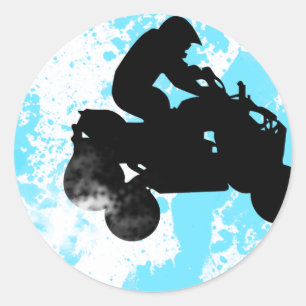quads. ronde sticker