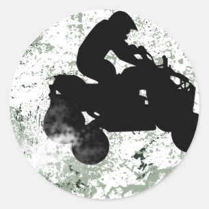 quads. ronde sticker