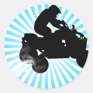 quads. ronde sticker