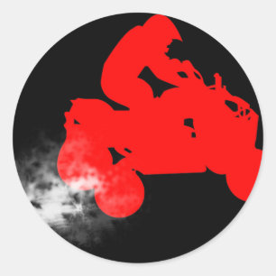 quads. ronde sticker