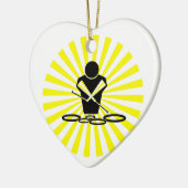 QUADS - SUN BURST - POW BANG - WOW - TENOREN! KERAMISCH ORNAMENT (Links)