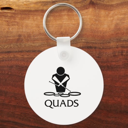 QUADS - Tenor Drums Sleutelhanger (Voorkant)