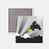 quads vuil spoor. magneet (Voorkant / Achterkant)