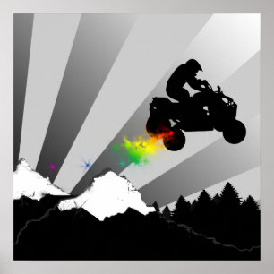 quads : vuil spoor : poster