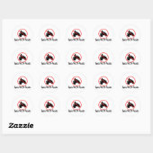 Quads zijn voor ronde sticker (Vel)