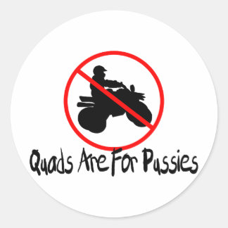 Quads zijn voor ronde sticker