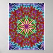 Quaff Kinetic Collage Kaleidoscoop Poster (Voorkant)