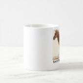 quagga-afbeelding, BESPAAR DE QUAGGA Koffiemok (Center)