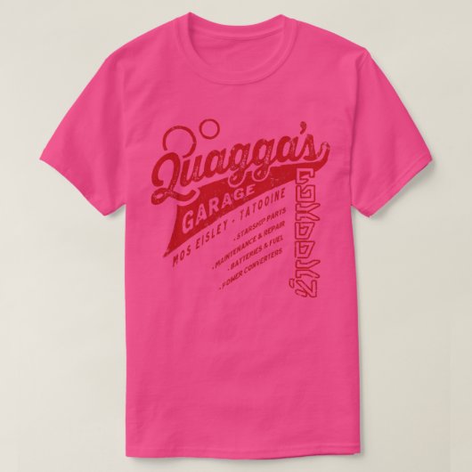 Quaggas Garage T-shirt (Design voorkant)