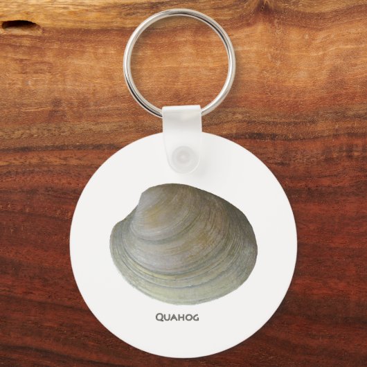 Quahog Clam Sleutelhanger (Voorkant)