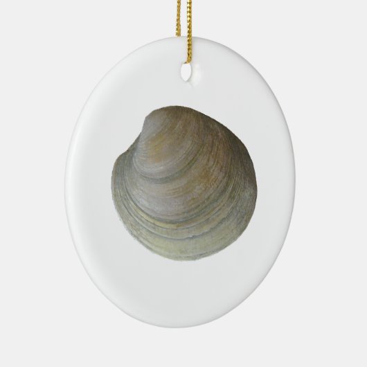 Quahog Clam (zonder titel) Keramisch Ornament (Rechts)