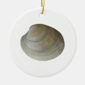 Quahog Clam (zonder titel) Keramisch Ornament (Voorkant)