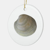 Quahog Clam (zonder titel) Keramisch Ornament (Links)