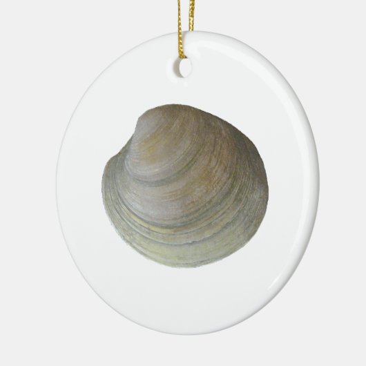 Quahog Clam (zonder titel) Keramisch Ornament (Links)