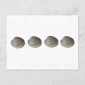 Quahog Clams Logo Briefkaart (Voorkant)