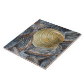 Quahog en Clams Keramische Tegel Tegeltje (Zijkant)