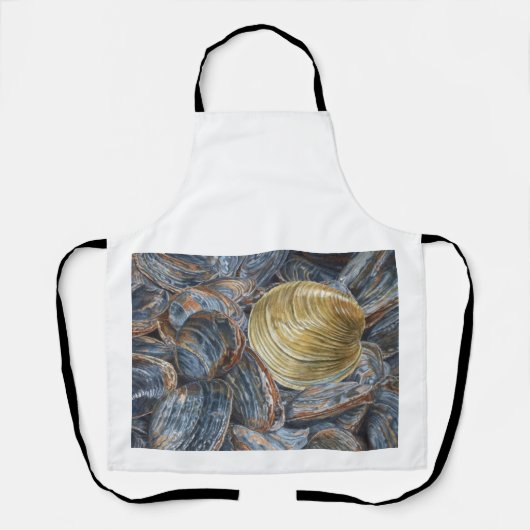 Quahog en Mosselen Schort (Voorkant)