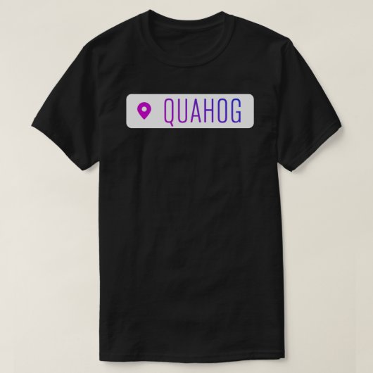 Quahog - Geotag Sticker.png T-shirt (Design voorkant)