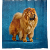 Quahrma Chow Shower Curtain Douchegordijn (Voorkant)