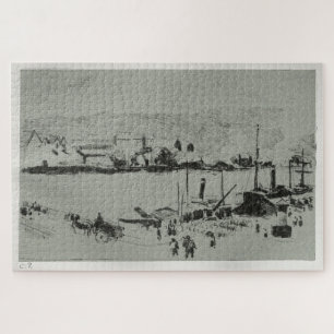 Quai Boieldieu in Rouen (1896) door Camille Pissar Legpuzzel